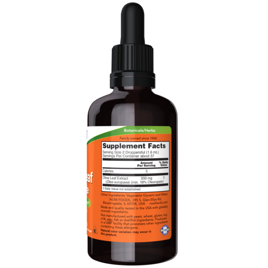 Olive Leaf Glycerite 18% Liquid 59 ml Olive Leaf Glycerite 18% Liquid 59 ml