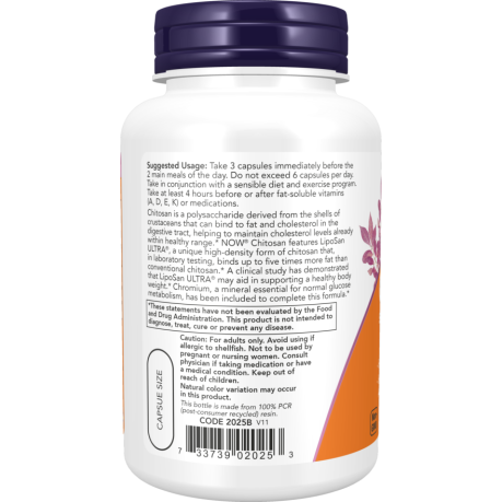 Chitosan 500 mg with Chromium - 120 Capsules