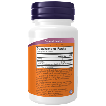 Astaxanthin Extra Strength 10 mg - 60 Softgels