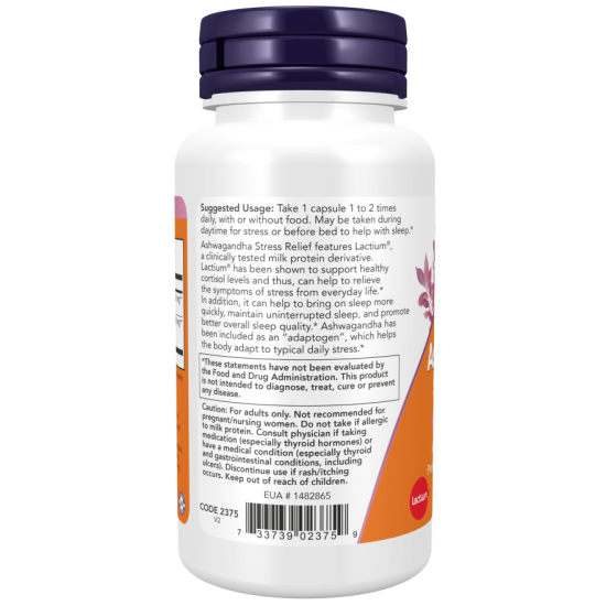 Ashwagandha Stress Relief 60 Veg Capsules