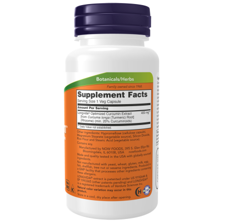 CurcuBrain™ 400 mg 50 Veg Capsules