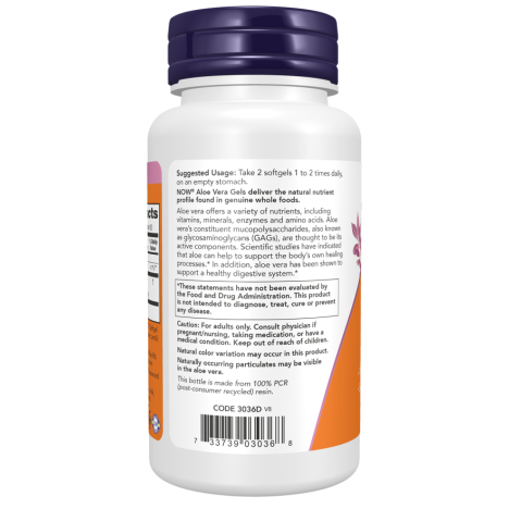 Aloe Vera 10,000 mg - 100 Softgels