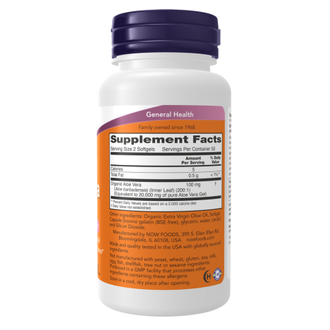 Aloe Vera 10,000 mg - 100 Softgels