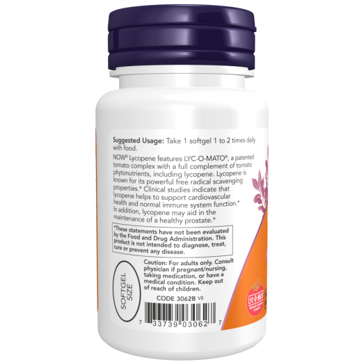 Lycopene 20mg 50 Softgels