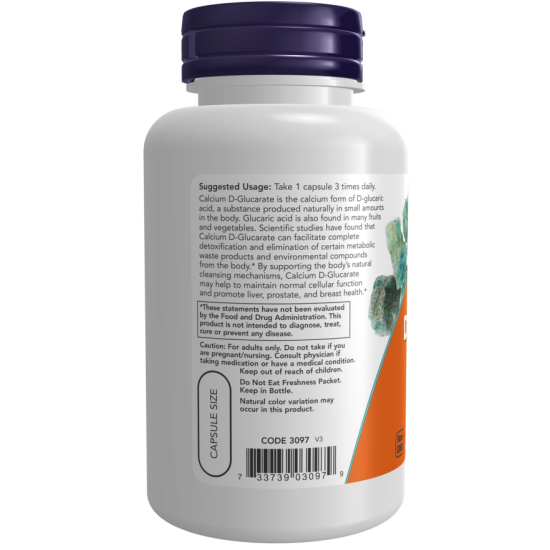 Calcium D-Glucarate 500 mg 90 Veg Capsules