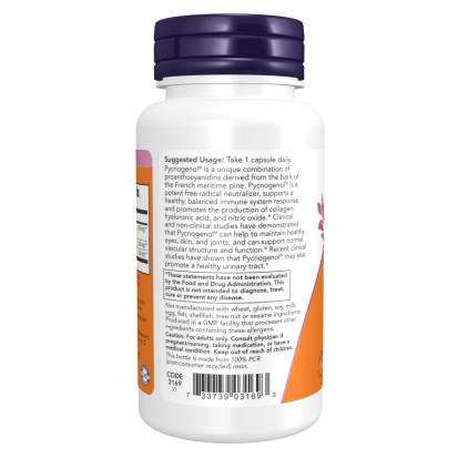 Pycnogenol, Extra Strength 150 mg 60 Veg Capsules