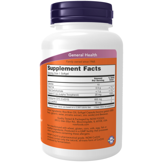 CoQ10 600 mg - 60 Veg Capsules
