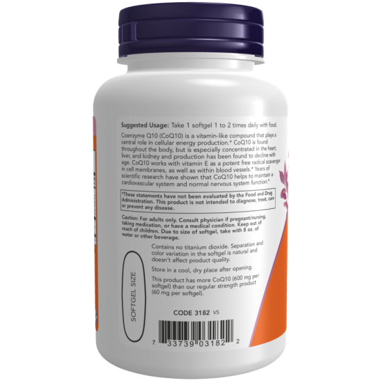 CoQ10 600 mg - 60 Veg Capsules