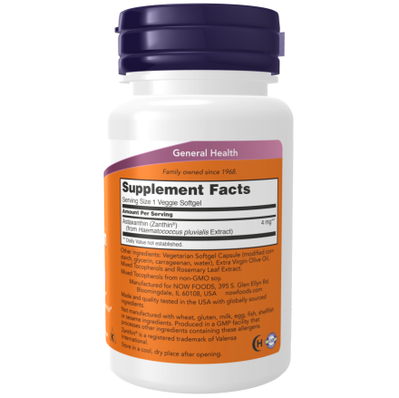 Astaxanthin 4 mg - 60 Veggie Softgels