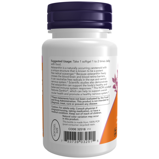 Astaxanthin 4 mg - 60 Veggie Softgels
