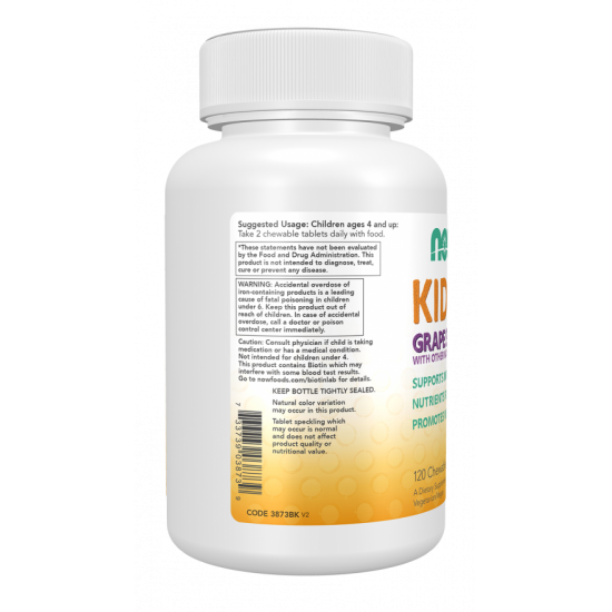Kid Vits™ Grape Splash Chewable Tablets 120 vegetáriánus rágótabletta Kid Vits™ Grape Splash Chewable Tablets 120 vegetáriánus rágótabletta