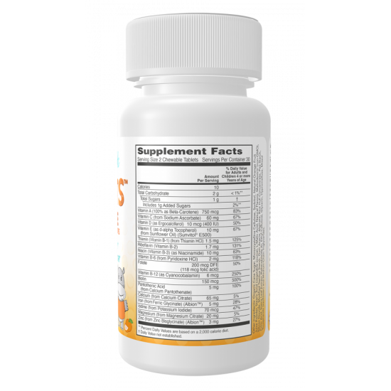 Kid Vits™ Juicy Orange Chewable Tablets 120 vegetáriánus rágótabletta