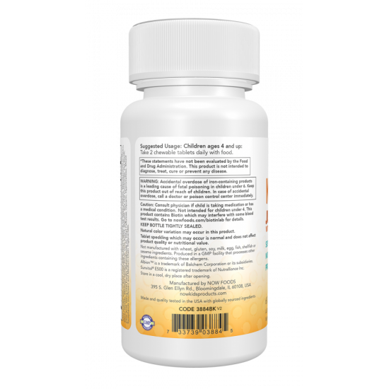 Kid Vits™ Juicy Orange Chewable Tablets 120 vegetáriánus rágótabletta