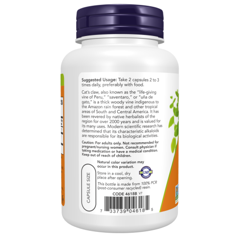 Cat's Claw 500 mg - 100 Veg Capsules