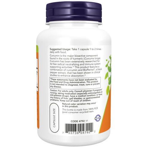 Turmeric Curcumin with BioPerine® 90 Veg Capsules
