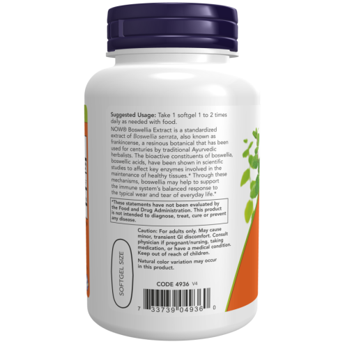 Boswellia Extract 500 mg - 90 Softgels