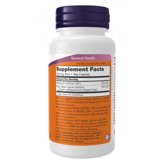 Indole-3-Carbinol (I3C) 200 mg - 60 Veg Capsules