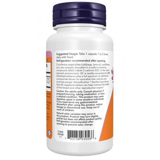 Indole-3-Carbinol (I3C) 200 mg - 60 Veg Capsules