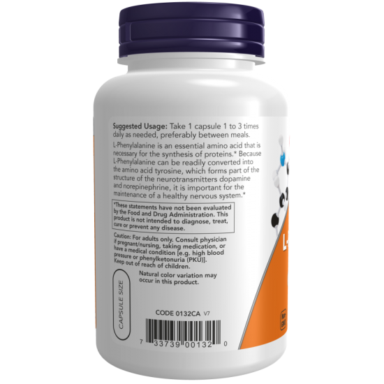 L-Phenylalanine 500 mg 120 Veg Capsules L-Phenylalanine 500 mg 120 Veg Capsules