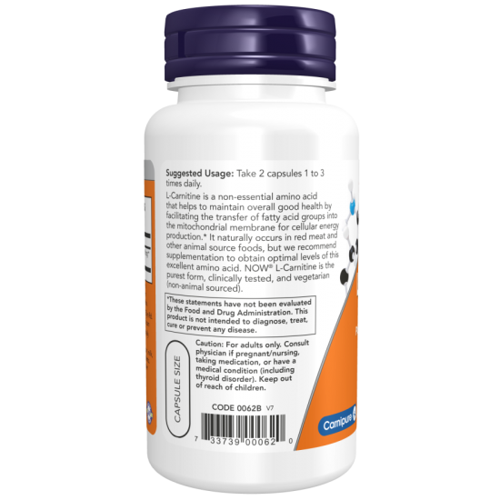 L-Carnitine 250 mg 60 Veg Capsules L-Carnitine 250 mg 60 Veg Capsules