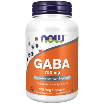 GABA 750mg  100 Veg Capsules