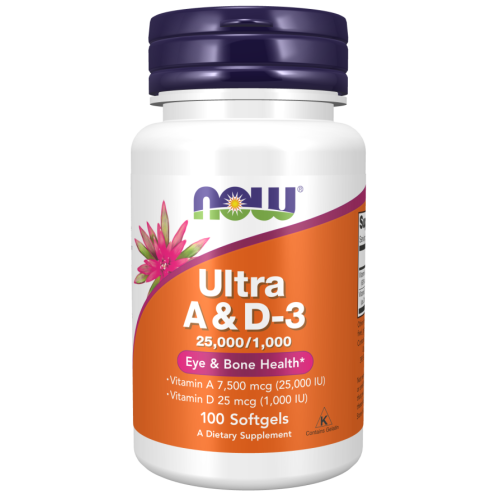 Ultra A & D-3 25,000/1,000 / 100 Softgels