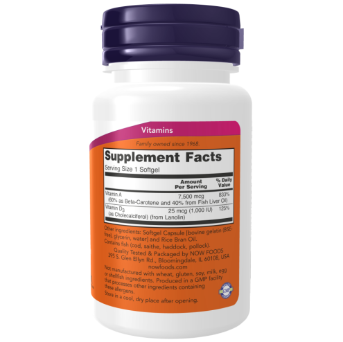 Ultra A & D-3 25,000/1,000 / 100 Softgels