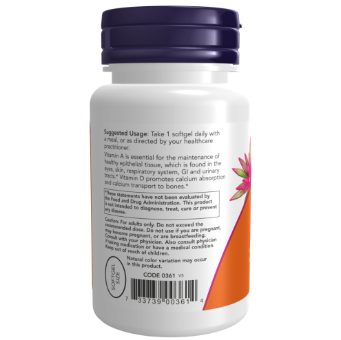 Ultra A & D-3 25,000/1,000 / 100 Softgels