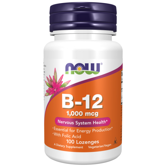 B-12 (1000 mcg) with Folic Acid 100 Chewable Lozenges B-12 (1000 mcg) with Folic Acid 100 Chewable Lozenges