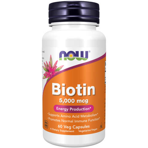 Biotin 5000 mcg - 60 Veg Capsules