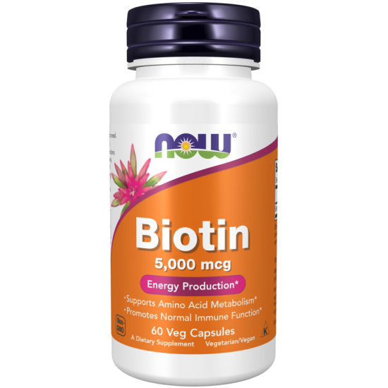 Biotin 5000 mcg - 60 Veg Capsules Biotin 5000 mcg - 60 Veg Capsules