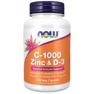 C-1000 Zinc & D-3 100 Veg Capsules 