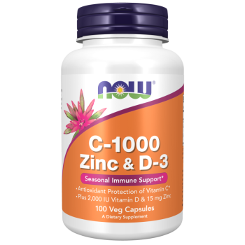 C-1000 Zinc & D-3 100 Veg Capsules 