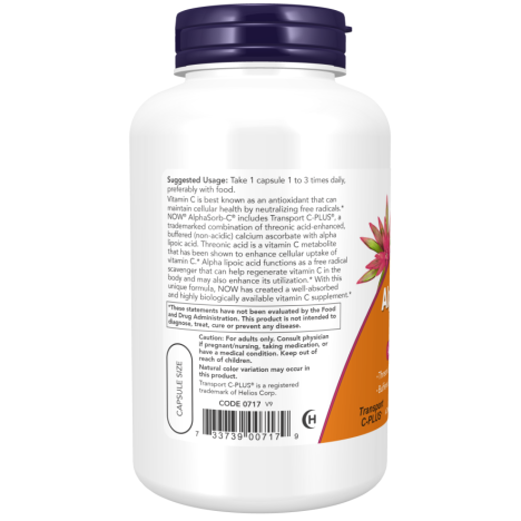 AlphaSorb-C® 500 mg 180 Veg Capsules