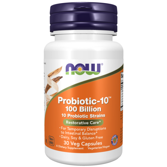 Probiotic-10™ 100 Billion - 30 Veg Capsules Probiotic-10™ 100 Billion - 30 Veg Capsules