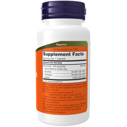 Pancreatin 2000 mg 250 Capsules