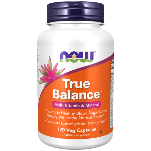 True Balance™ 120 Veg Capsules Multi-vitamin- és ásványianyag az egészséges szénhidrát-anyagcsere és az egészséges vércukorszint támogatására