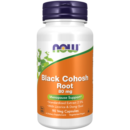 Black Cohosh Root 80 mg 90 Veg Capsules Black Cohosh Root 80 mg 90 Veg Capsules