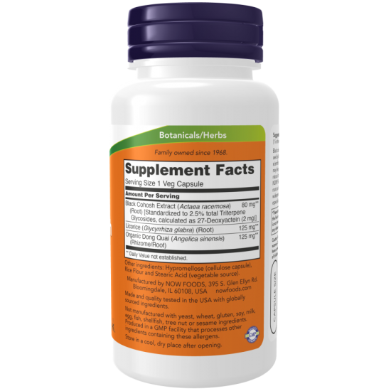 Black Cohosh Root 80 mg 90 Veg Capsules Black Cohosh Root 80 mg 90 Veg Capsules