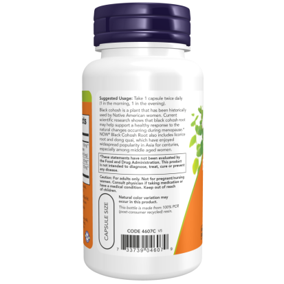 Black Cohosh Root 80 mg 90 Veg Capsules
