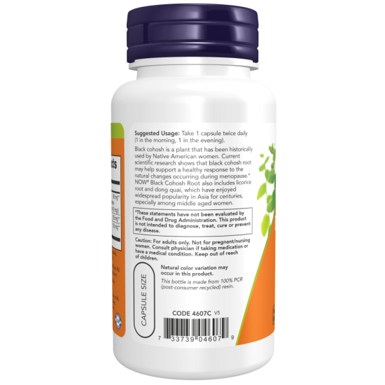 Black Cohosh Root 80 mg 90 Veg Capsules Black Cohosh Root 80 mg 90 Veg Capsules