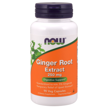 Ginger Root Extract 250 mg - 90 Veg Capsules