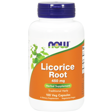 Licorice Root 450 mg - 100 Veg Capsules