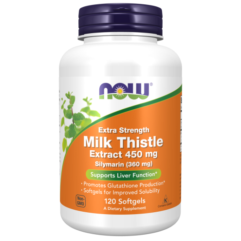 Silymarin Milk Thistle Extract, Extra Strength 450 mg 120 Softgels- Máriatövis kivonat