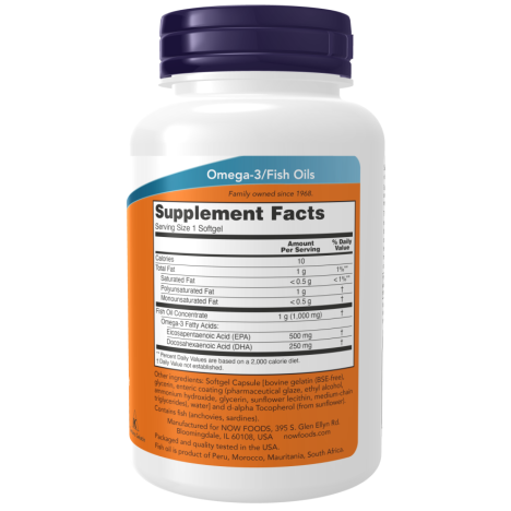 Ultra Omega-3 - 500 EPA / 250 DHA 180 Softgels