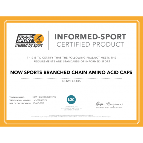 Branched Chain Amino Acids - 120 Capsules